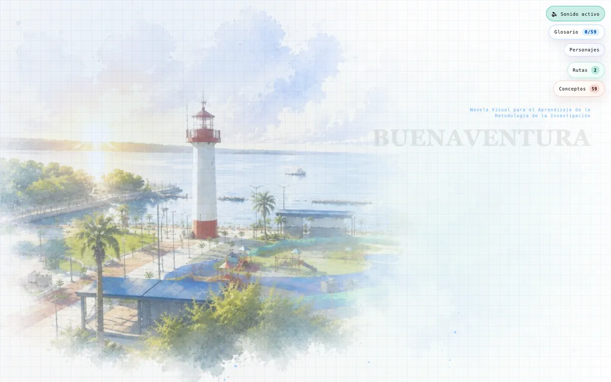 Buenaventura: a watercolour lighthouse and waterfront on Colombia's Pacific coast.